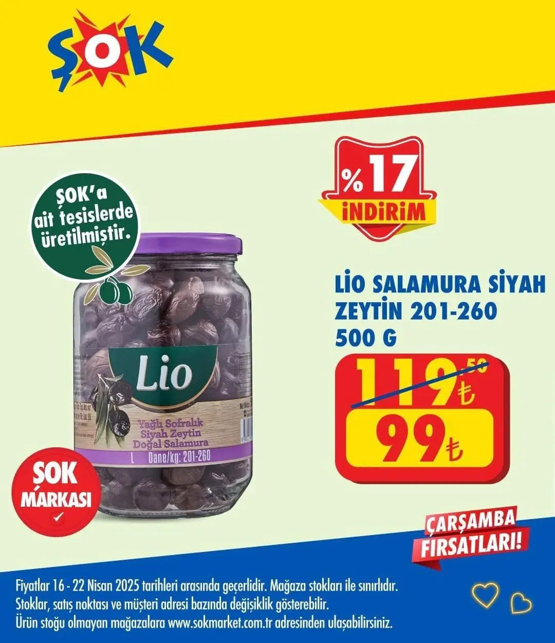 ŞOK Market 16-22 Nisan 2025 Aktüel Ürünler Kataloğu yayında! Haftanın indirimli ürünleri raflarda yerini aldı - 94892