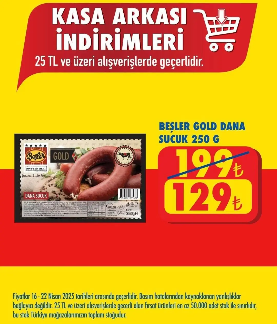 ŞOK Market 16-22 Nisan 2025 Aktüel Ürünler Kataloğu yayında! Haftanın indirimli ürünleri raflarda yerini aldı - 94894