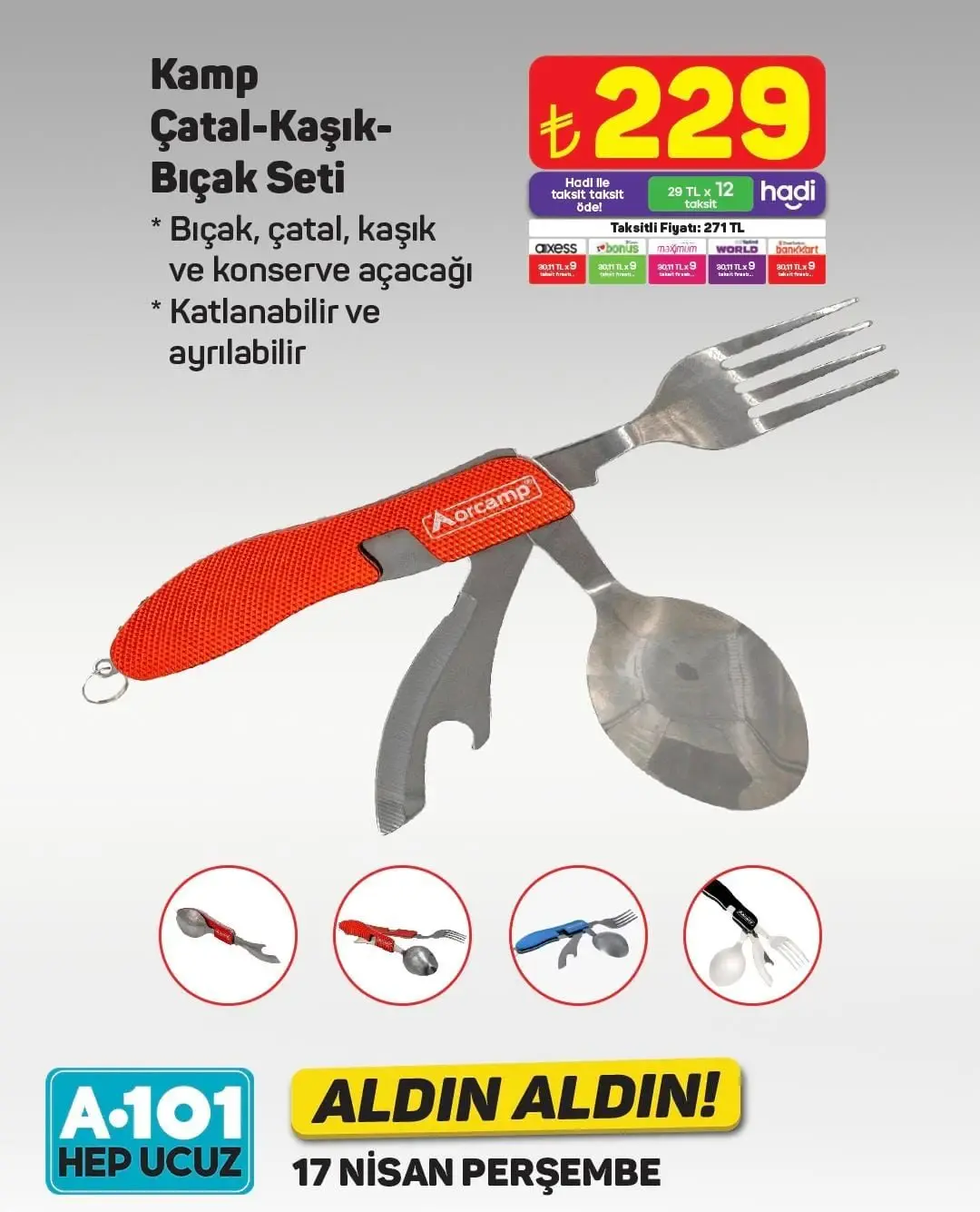 A101 Market 17-23 Nisan 2025 Aktüel Ürünler Kataloğu açıklandı! Yarın hangi ürünlerde indirim var? - 94899