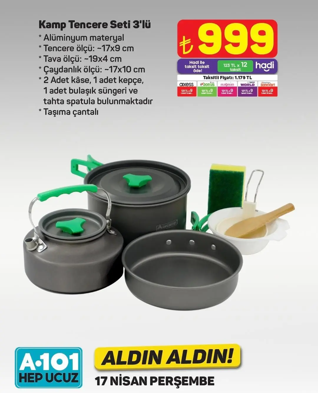 A101 Market 17-23 Nisan 2025 Aktüel Ürünler Kataloğu açıklandı! Yarın hangi ürünlerde indirim var? - 1