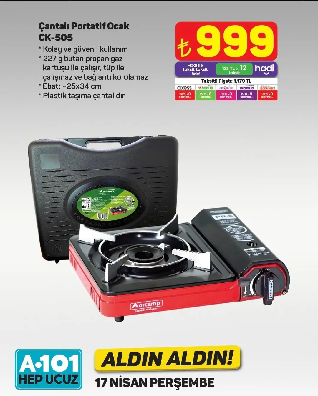 A101 Market 17-23 Nisan 2025 Aktüel Ürünler Kataloğu açıklandı! Yarın hangi ürünlerde indirim var? - 94903