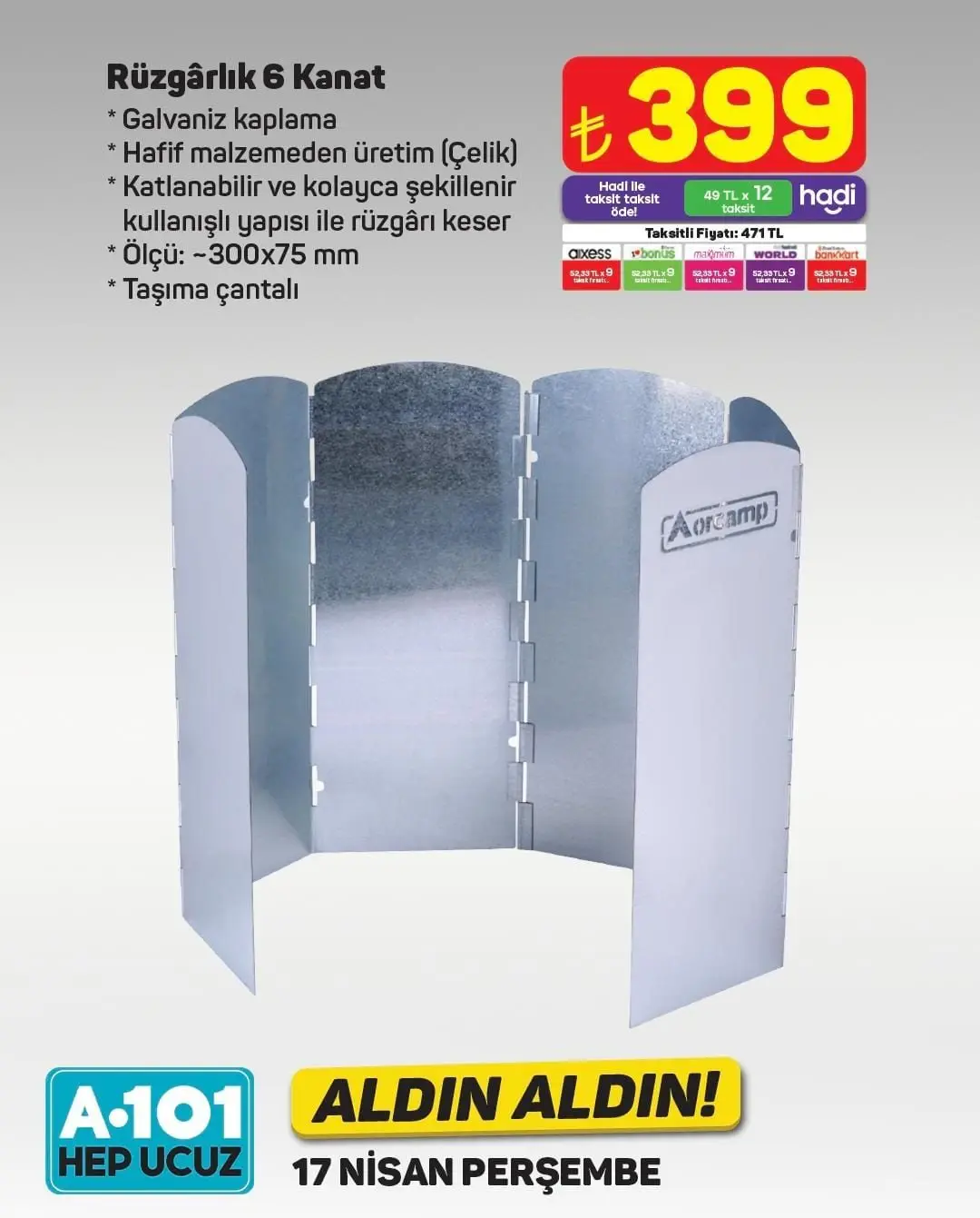 A101 Market 17-23 Nisan 2025 Aktüel Ürünler Kataloğu açıklandı! Yarın hangi ürünlerde indirim var? - 94905