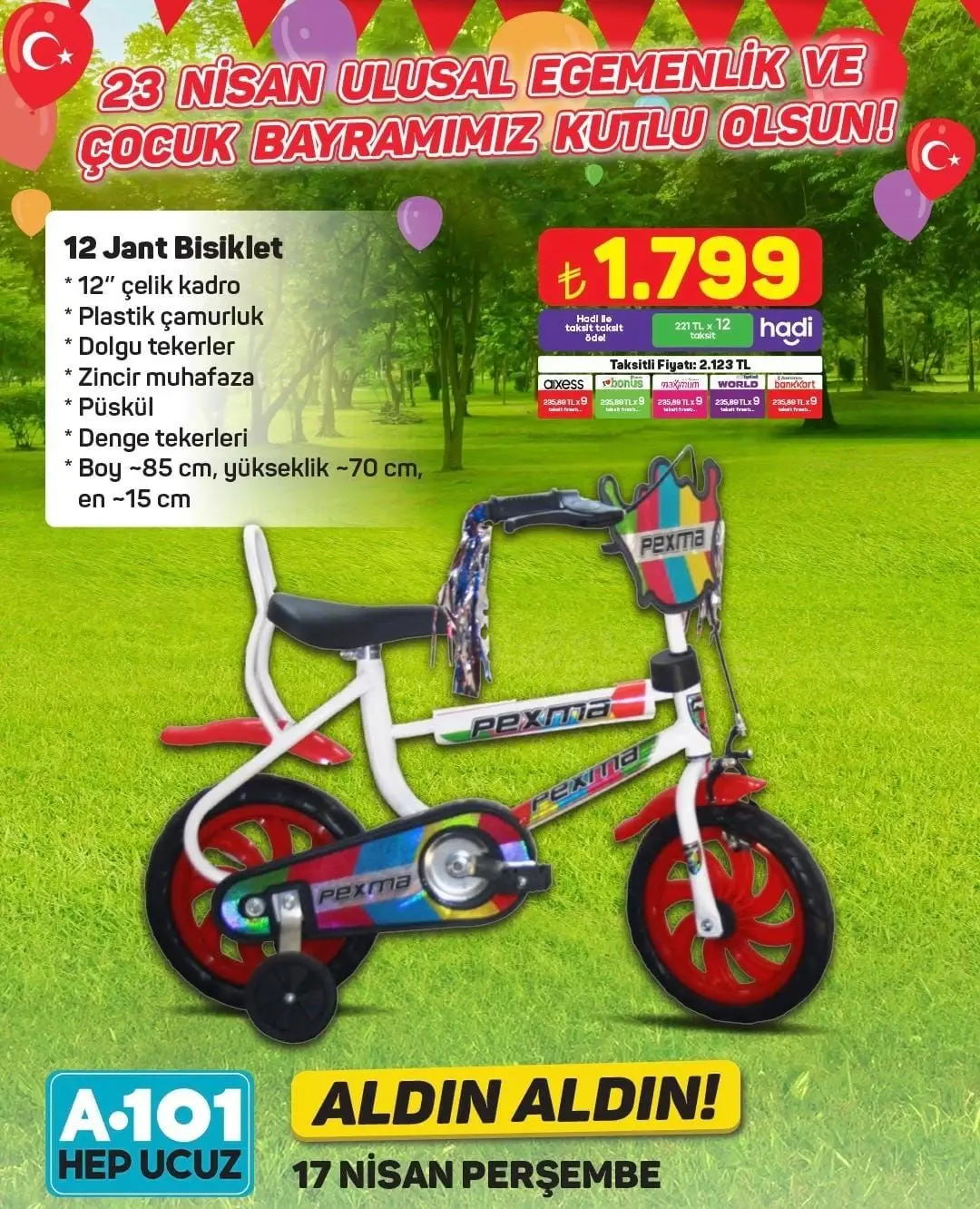 A101 Market 17-23 Nisan 2025 Aktüel Ürünler Kataloğu açıklandı! Yarın hangi ürünlerde indirim var? - 94908