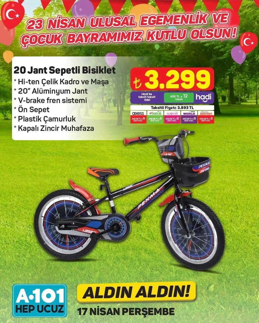 A101 Market 17-23 Nisan 2025 Aktüel Ürünler Kataloğu açıklandı! Yarın hangi ürünlerde indirim var? - 94909