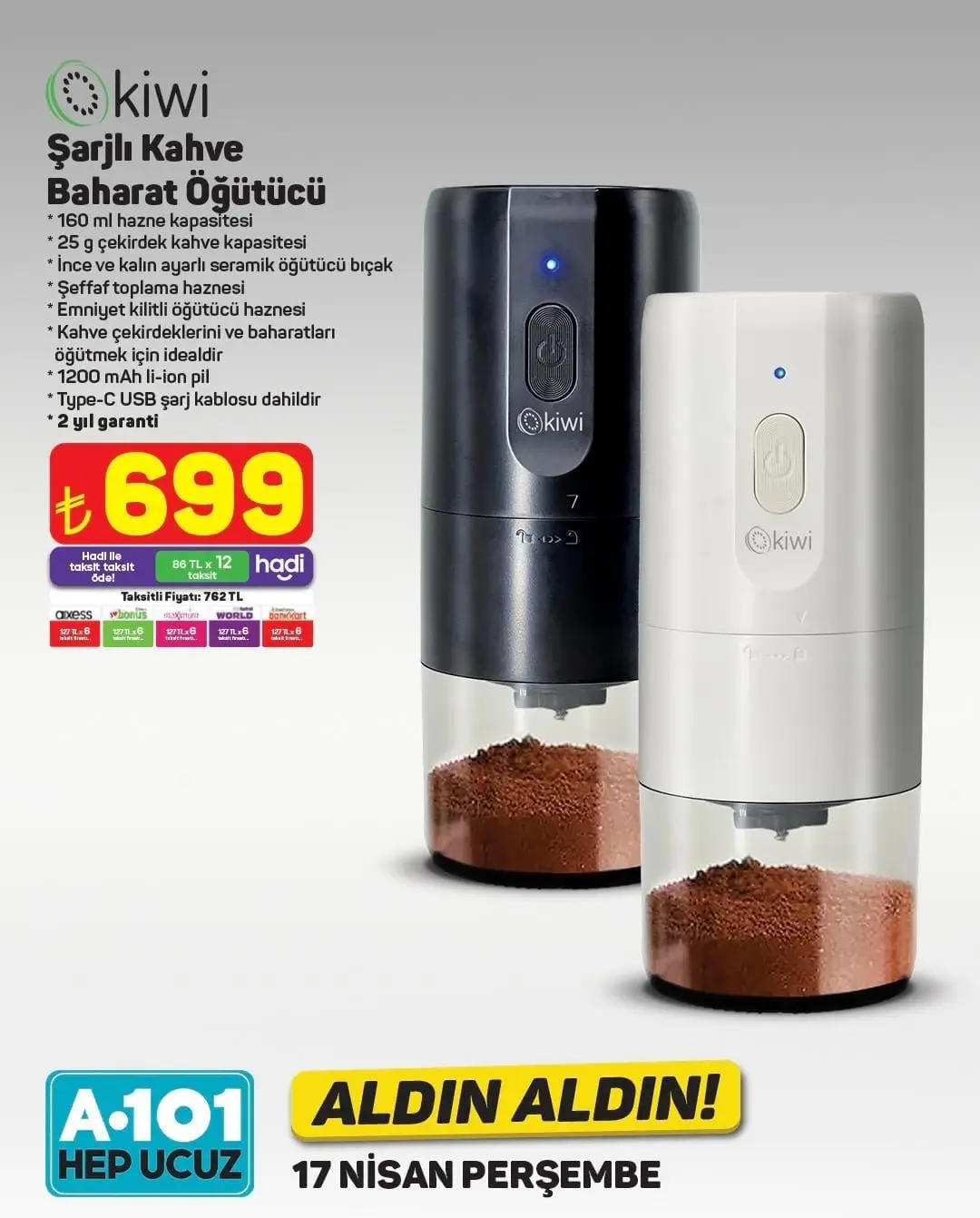 A101 Market 17-23 Nisan 2025 Aktüel Ürünler Kataloğu açıklandı! Yarın hangi ürünlerde indirim var? - 94914