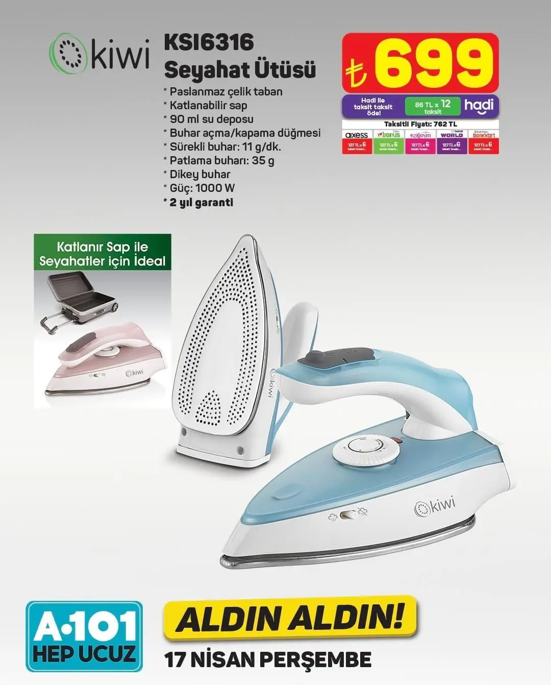 A101 Market 17-23 Nisan 2025 Aktüel Ürünler Kataloğu açıklandı! Yarın hangi ürünlerde indirim var? - 94915