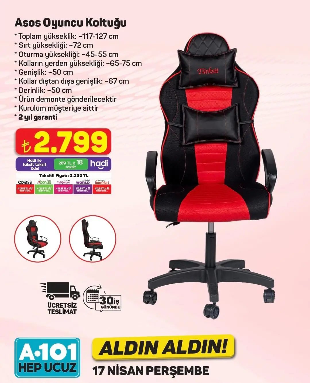 A101 Market 17-23 Nisan 2025 Aktüel Ürünler Kataloğu açıklandı! Yarın hangi ürünlerde indirim var? - 94922