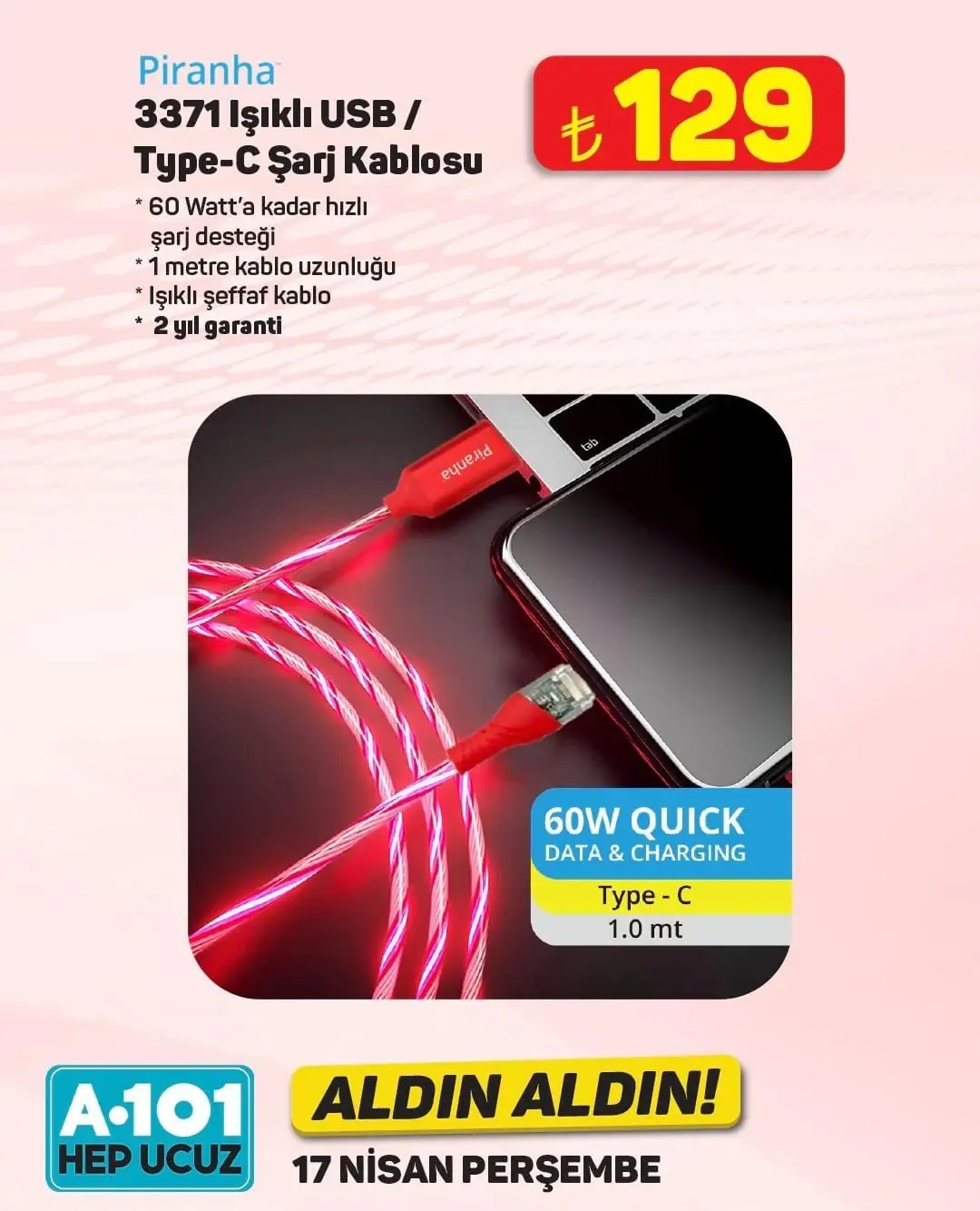 A101 Market 17-23 Nisan 2025 Aktüel Ürünler Kataloğu açıklandı! Yarın hangi ürünlerde indirim var? - 94923