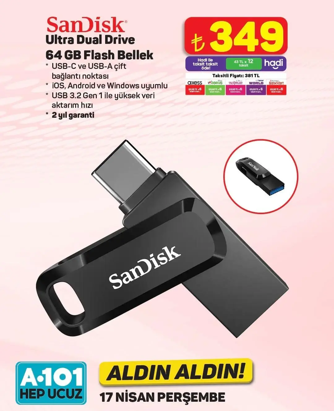 A101 Market 17-23 Nisan 2025 Aktüel Ürünler Kataloğu açıklandı! Yarın hangi ürünlerde indirim var? - 2