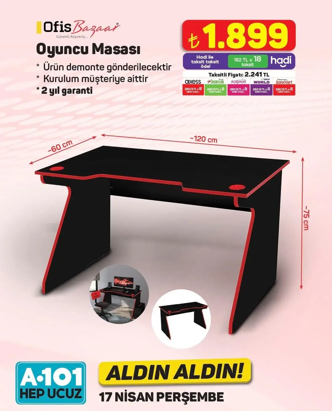 A101 Market 17-23 Nisan 2025 Aktüel Ürünler Kataloğu açıklandı! Yarın hangi ürünlerde indirim var? - 94927