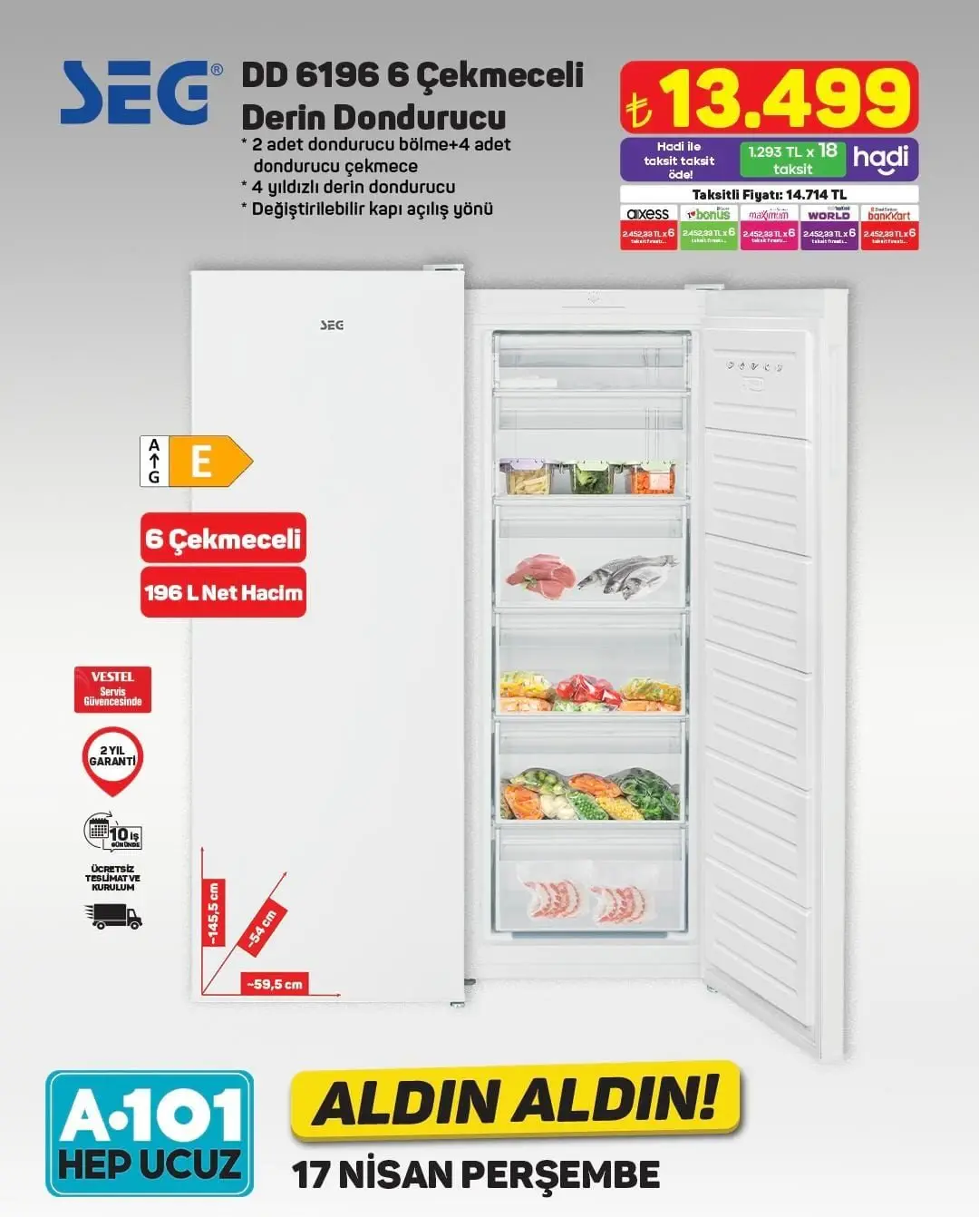 A101 Market 17-23 Nisan 2025 Aktüel Ürünler Kataloğu açıklandı! Yarın hangi ürünlerde indirim var? - 6