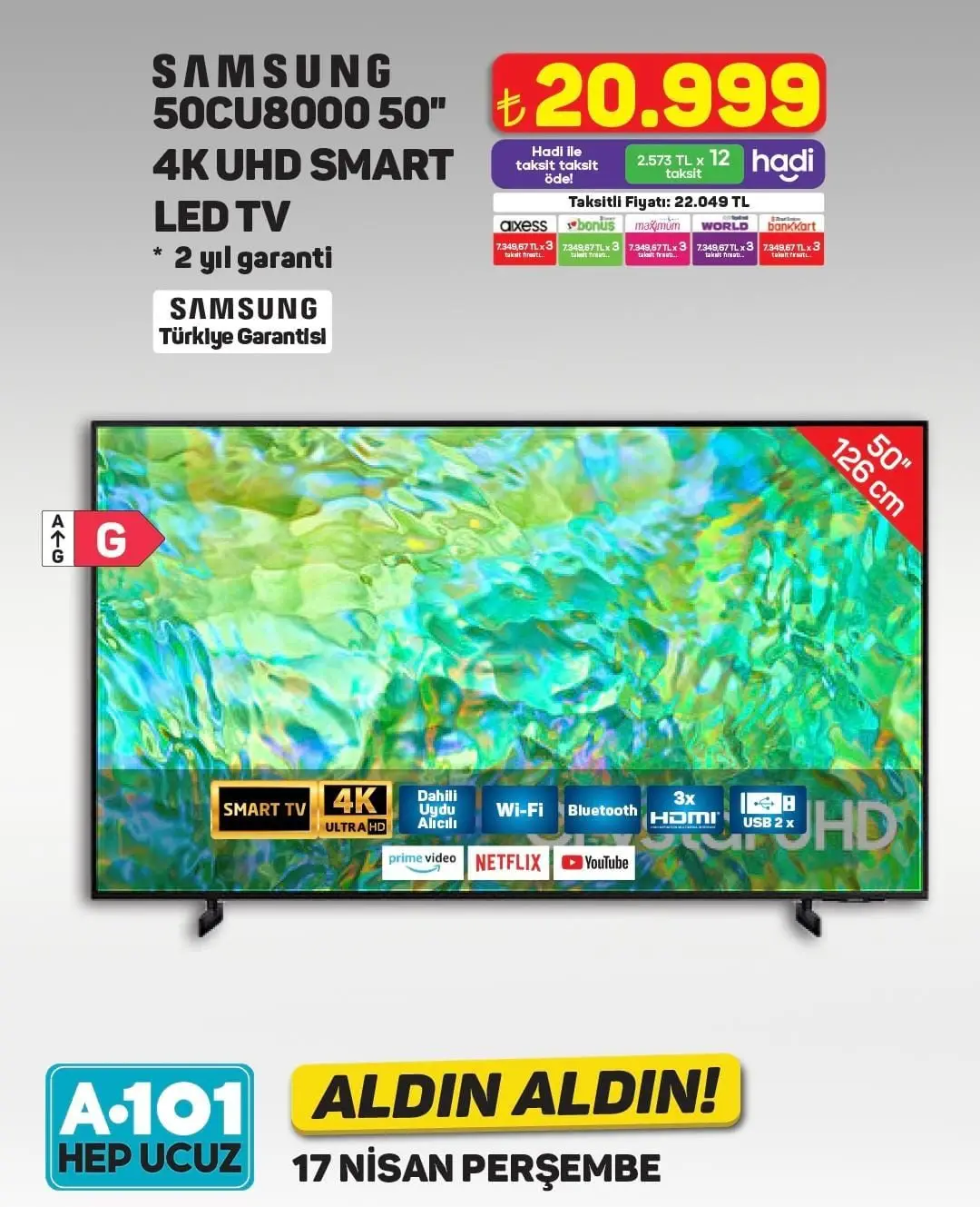 A101 Market 17-23 Nisan 2025 Aktüel Ürünler Kataloğu açıklandı! Yarın hangi ürünlerde indirim var? - 94932