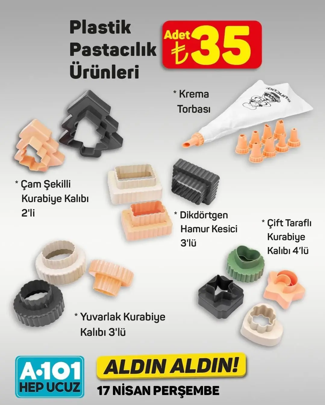 A101 Market 17-23 Nisan 2025 Aktüel Ürünler Kataloğu açıklandı! Yarın hangi ürünlerde indirim var? - 94936