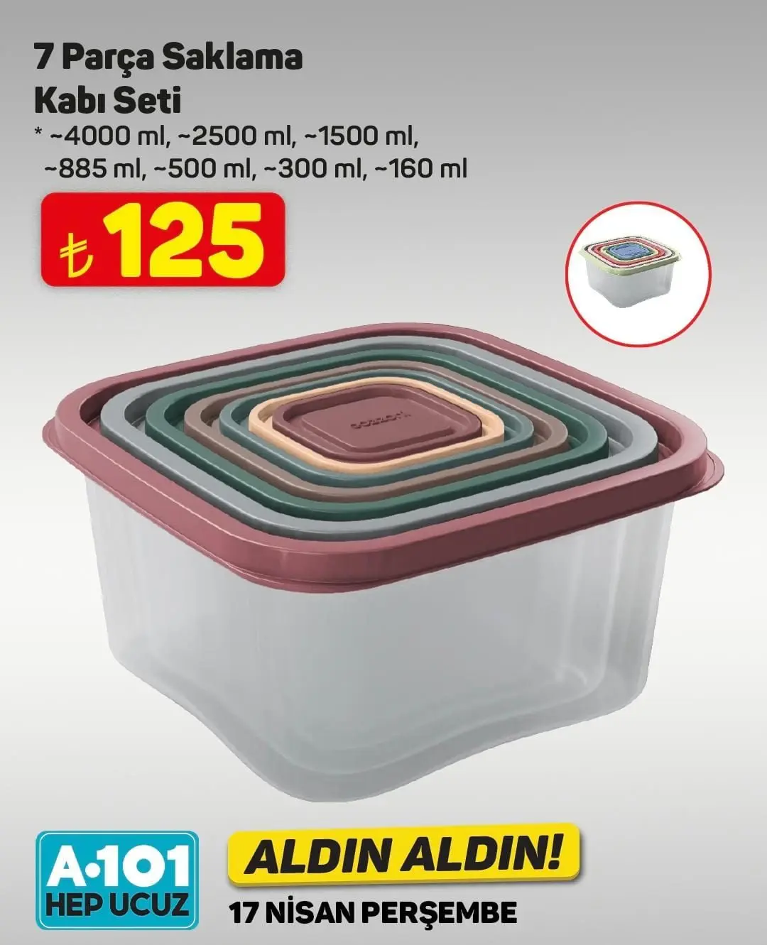 A101 Market 17-23 Nisan 2025 Aktüel Ürünler Kataloğu açıklandı! Yarın hangi ürünlerde indirim var? - 7