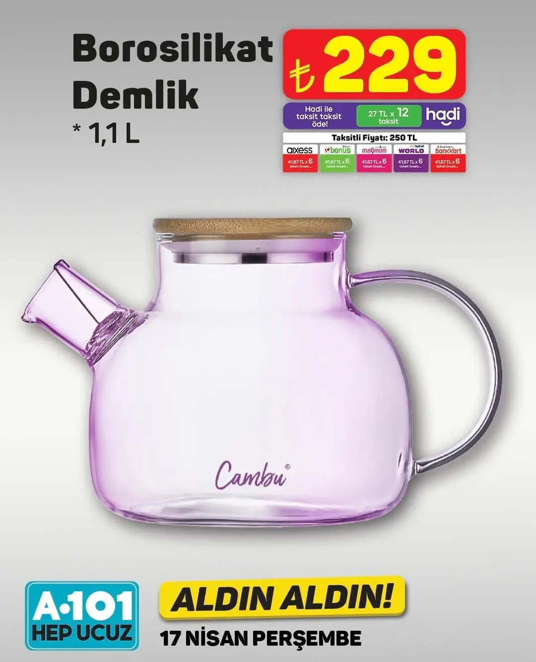 A101 Market 17-23 Nisan 2025 Aktüel Ürünler Kataloğu açıklandı! Yarın hangi ürünlerde indirim var? - 94953