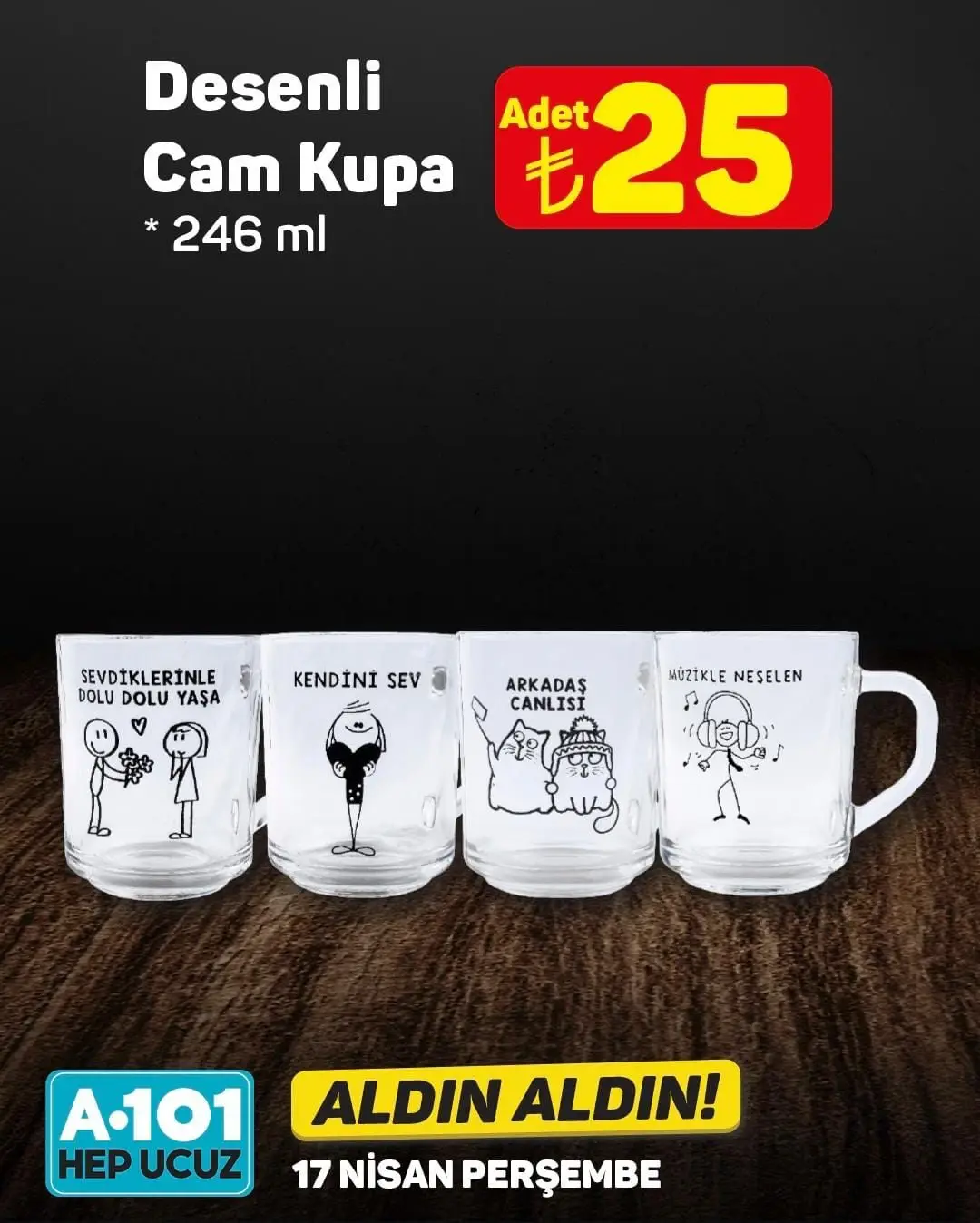 A101 Market 17-23 Nisan 2025 Aktüel Ürünler Kataloğu açıklandı! Yarın hangi ürünlerde indirim var? - 94955