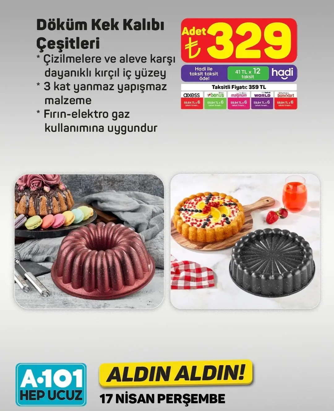 A101 Market 17-23 Nisan 2025 Aktüel Ürünler Kataloğu açıklandı! Yarın hangi ürünlerde indirim var? - 94956