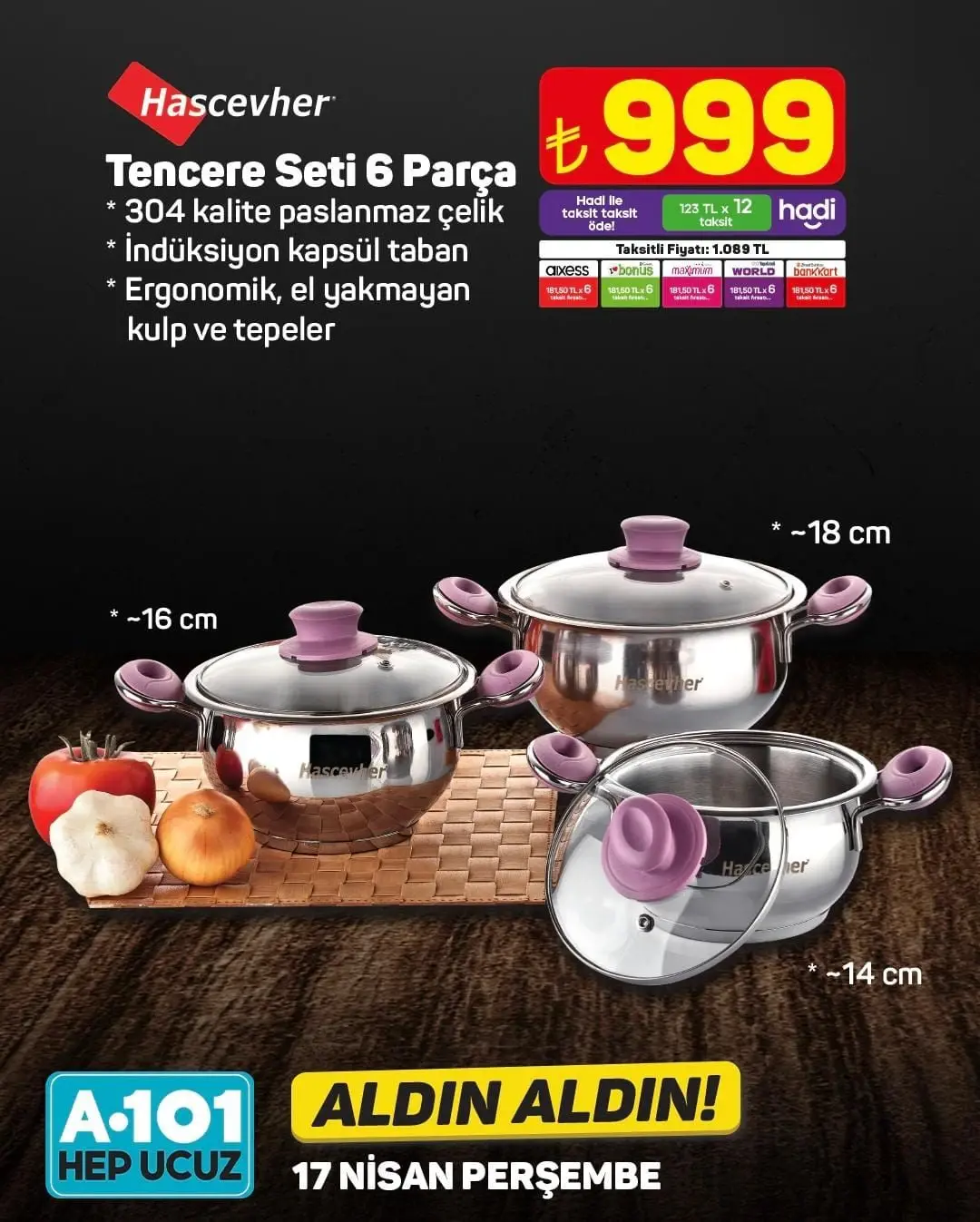 A101 Market 17-23 Nisan 2025 Aktüel Ürünler Kataloğu açıklandı! Yarın hangi ürünlerde indirim var? - 94960