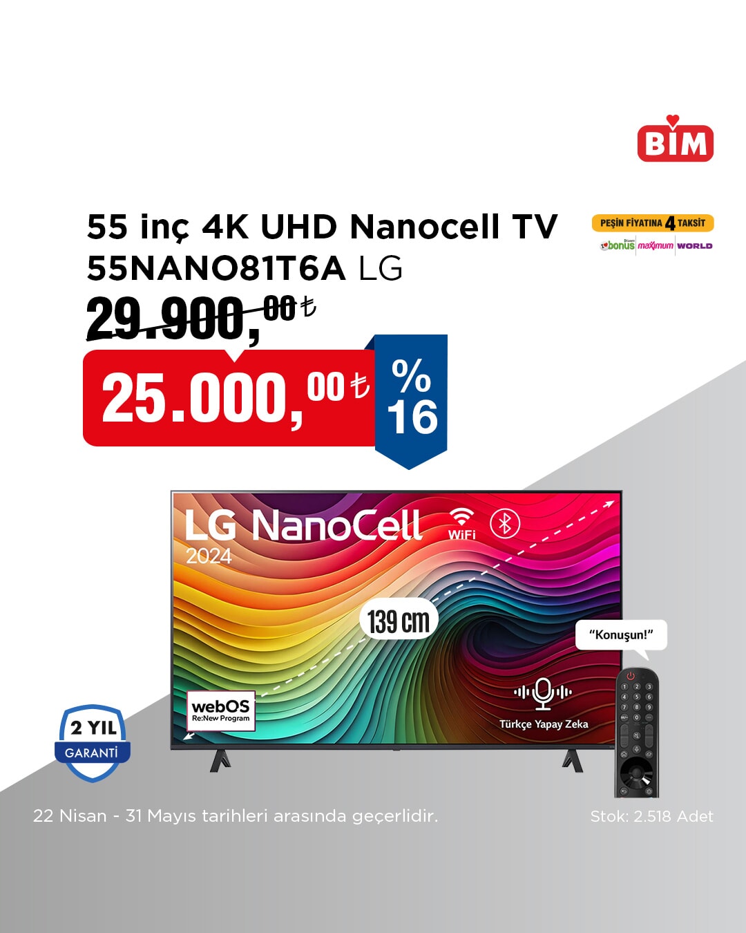 BİM 22-28 Nisan 2025 Aktüel Ürünler kataloğu yayınlandı: Tiny House ve teknoloji ürünlerinde dikkat çeken fırsatlar - 95054