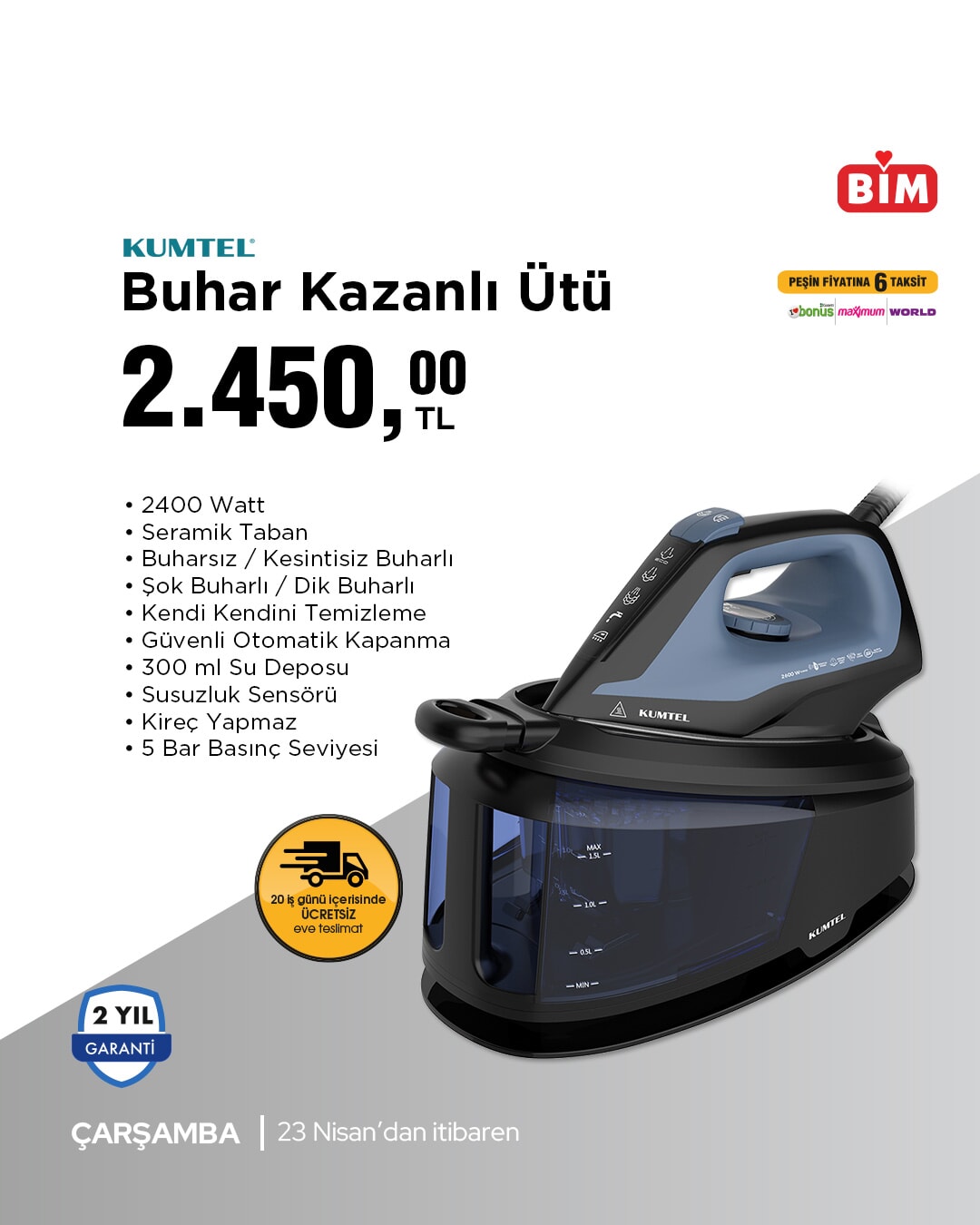 BİM 22-28 Nisan 2025 Aktüel Ürünler kataloğu yayınlandı: Tiny House ve teknoloji ürünlerinde dikkat çeken fırsatlar - 95094