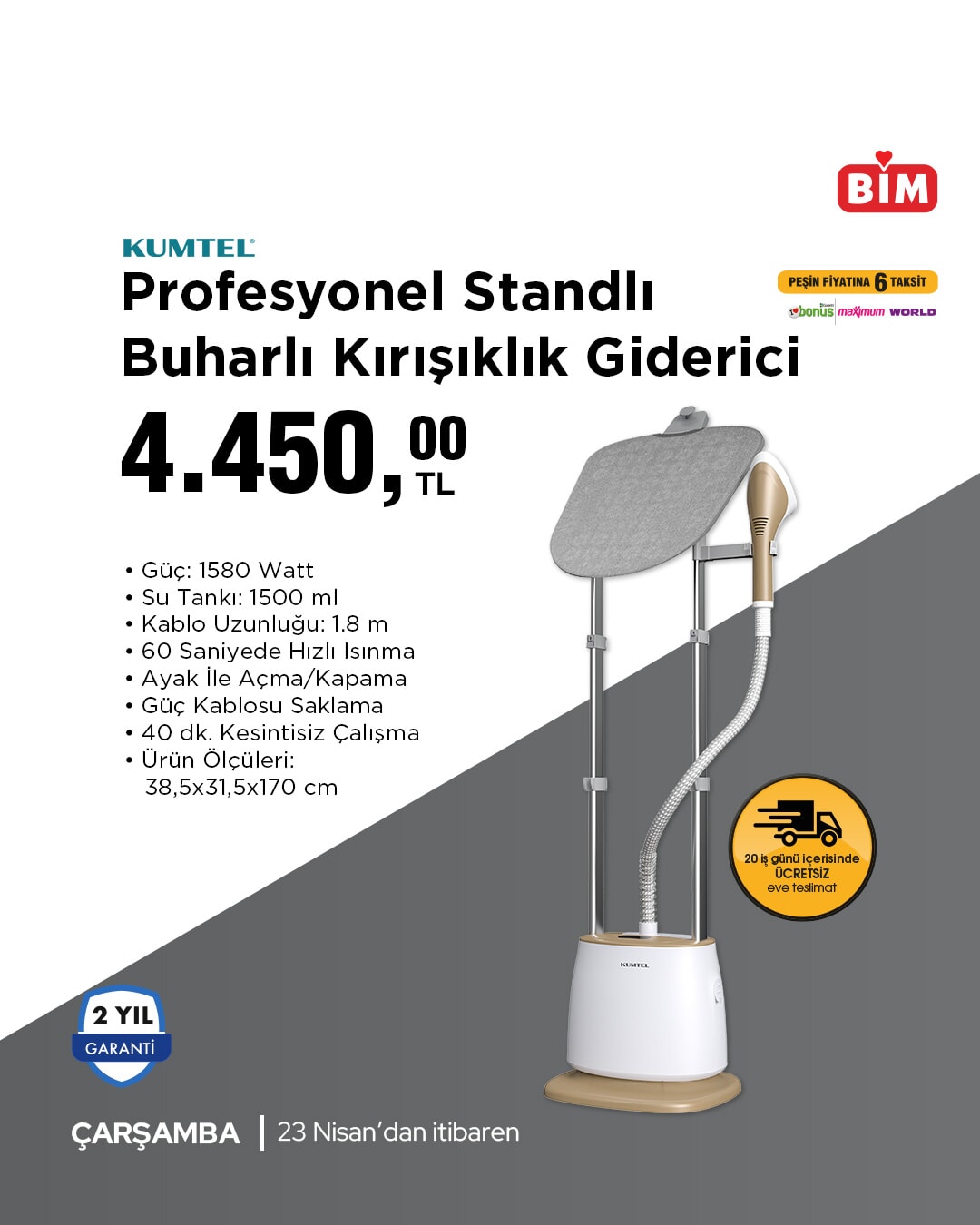 BİM 22-28 Nisan 2025 Aktüel Ürünler kataloğu yayınlandı: Tiny House ve teknoloji ürünlerinde dikkat çeken fırsatlar - 95095
