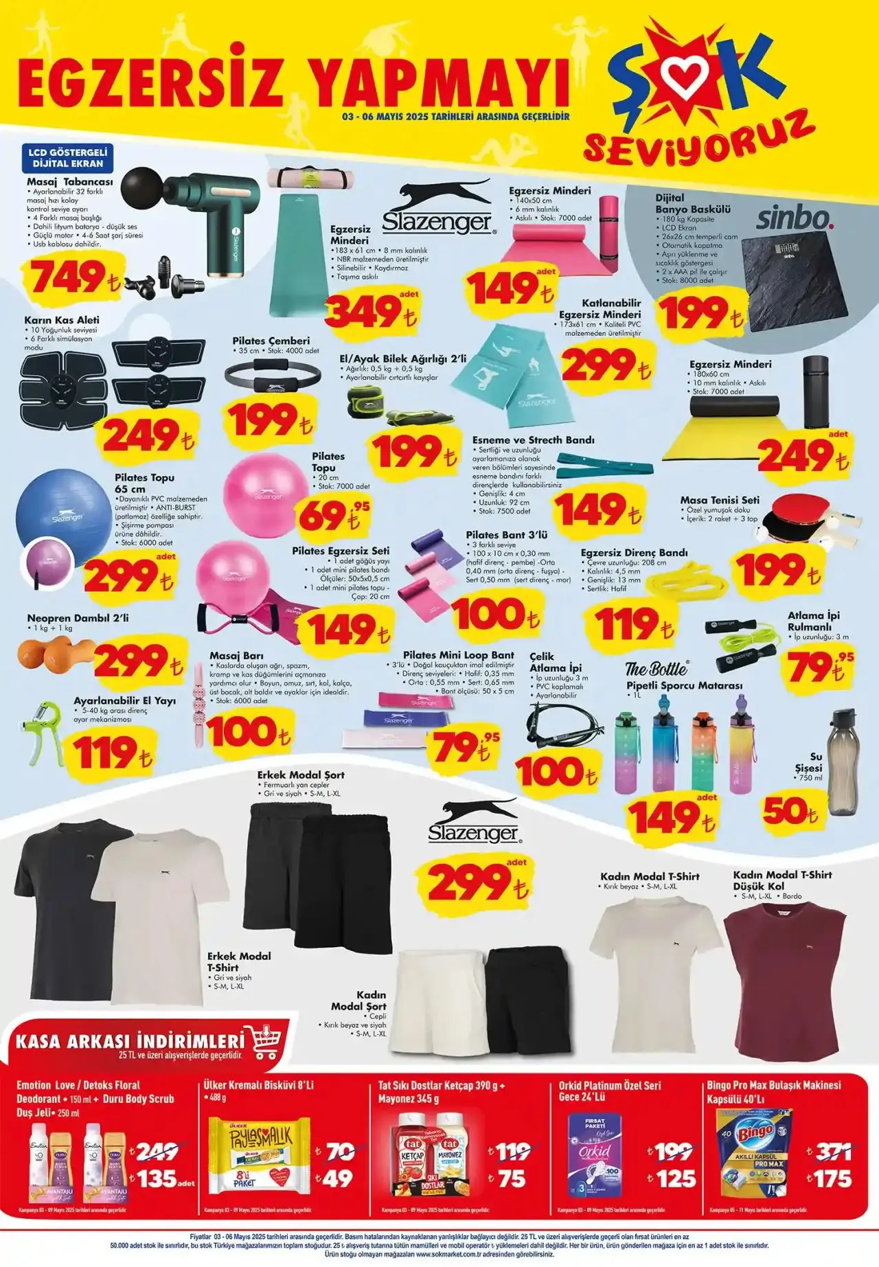 ŞOK 3-6 Mayıs 2025 Aktüel ürünler listesi - 1