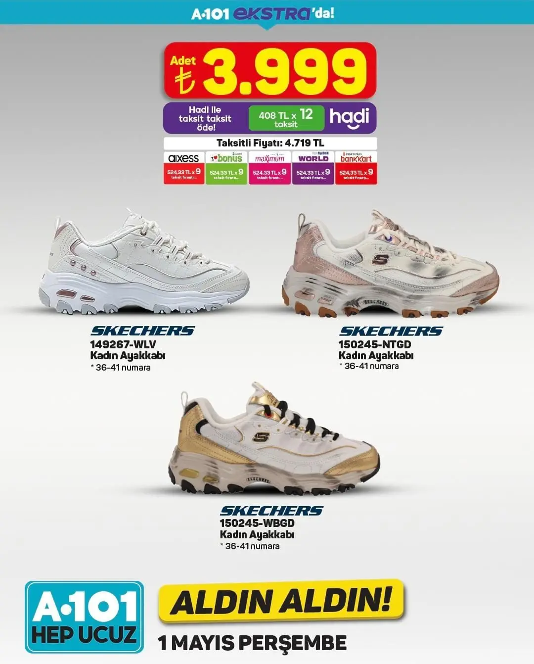 A101 1 Mayıs 2025 Aldın Aldın Kataloğu! Elektronikten ev ürünlerine yeni indirimler başladı - 14