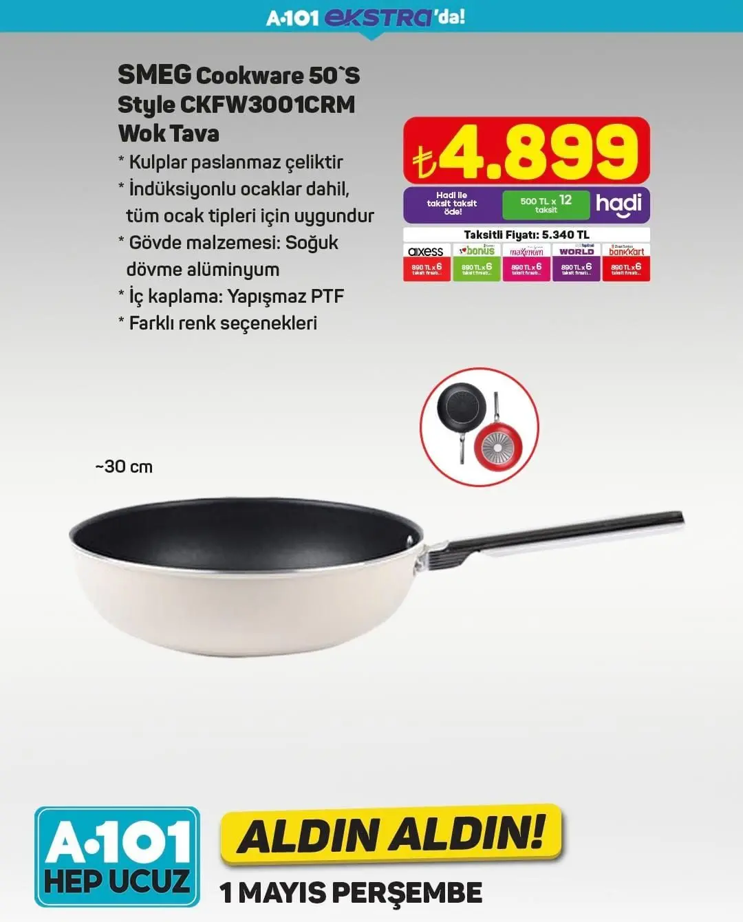 A101 1 Mayıs 2025 Aldın Aldın Kataloğu! Elektronikten ev ürünlerine yeni indirimler başladı - 16