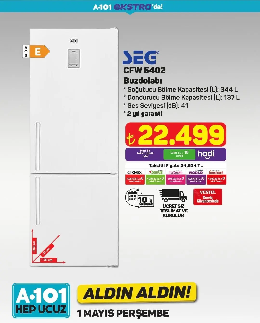 A101 1 Mayıs 2025 Aldın Aldın Kataloğu! Elektronikten ev ürünlerine yeni indirimler başladı - 20