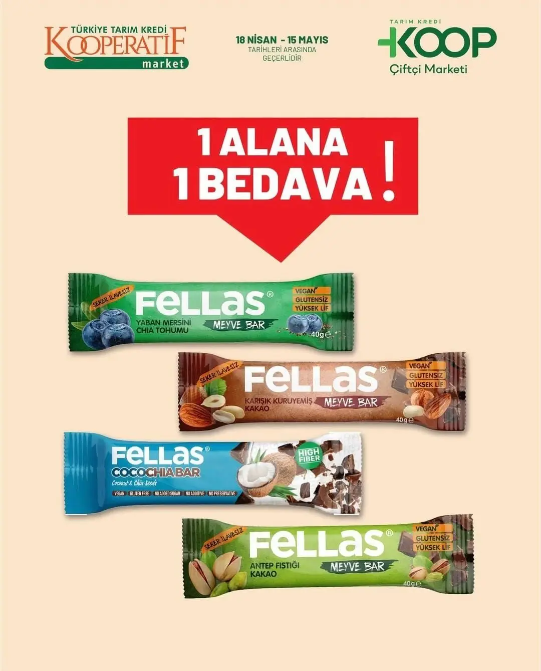 Tarım Kredi KOOP Çiftçi Marketi'nde 2-4 Mayıs 2025 İndirim Günleri! Temel gıdada ve temizlik ürünlerinde fırsatlar - 2