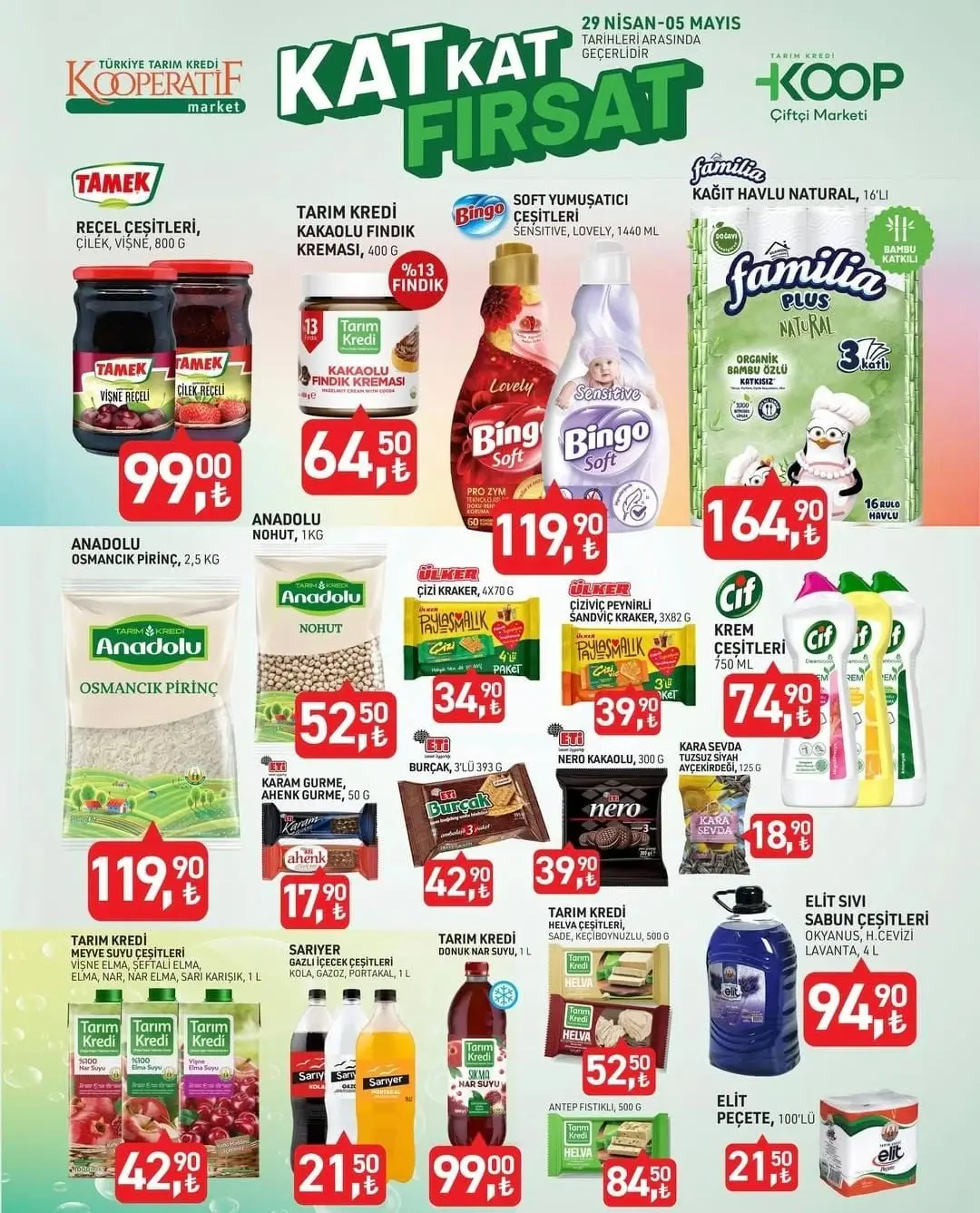 Tarım Kredi KOOP Çiftçi Marketi'nde 2-4 Mayıs 2025 İndirim Günleri! Temel gıdada ve temizlik ürünlerinde fırsatlar - 3