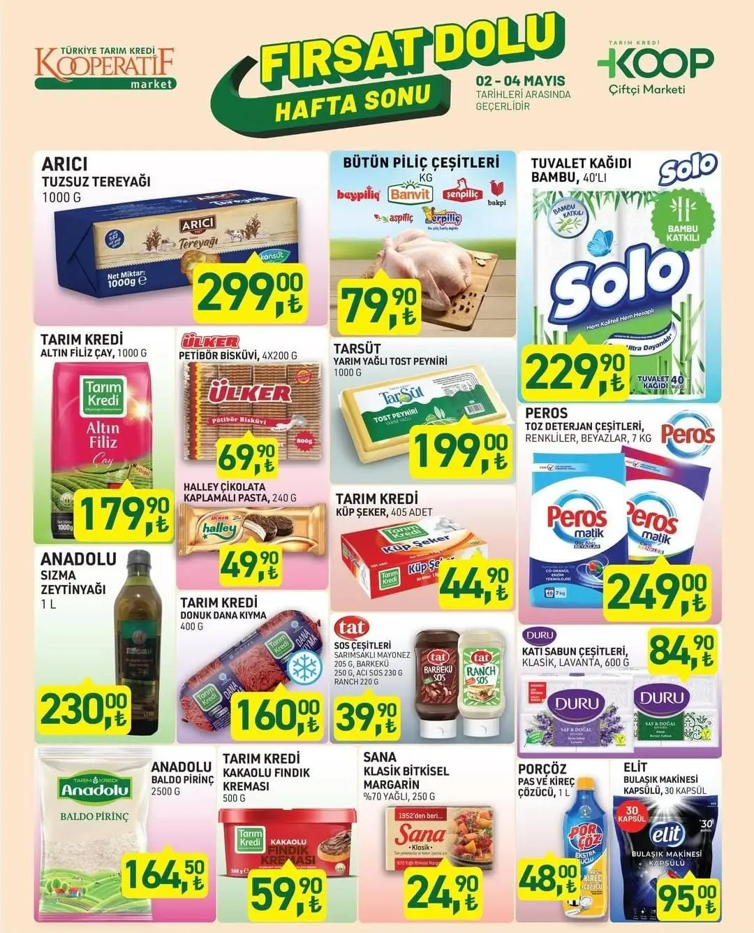 Tarım Kredi KOOP Çiftçi Marketi'nde 2-4 Mayıs 2025 İndirim Günleri! Temel gıdada ve temizlik ürünlerinde fırsatlar - 12