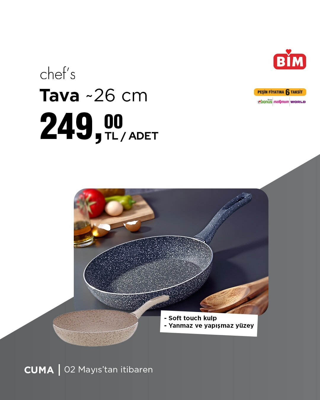 BİM'de 2-5 Mayıs tarihleri arasında indirimler sizleri bekliyor! Seçili Meyve, Sebze ve Ürünlerde aktüel fırsatlar - 12