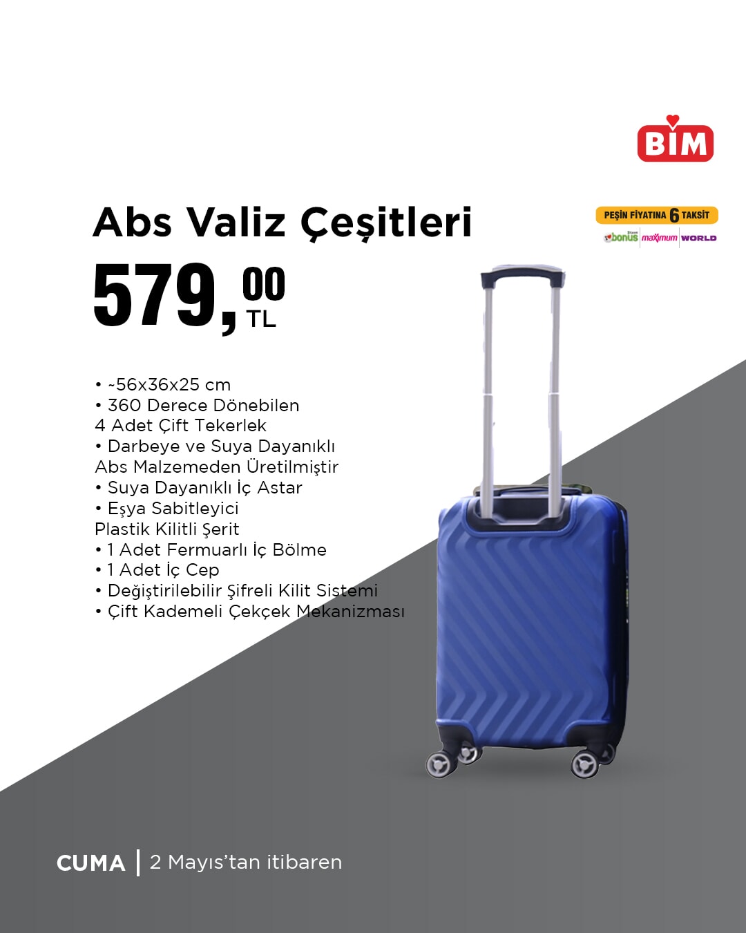 BİM'de 2-5 Mayıs tarihleri arasında indirimler sizleri bekliyor! Seçili Meyve, Sebze ve Ürünlerde aktüel fırsatlar - 46