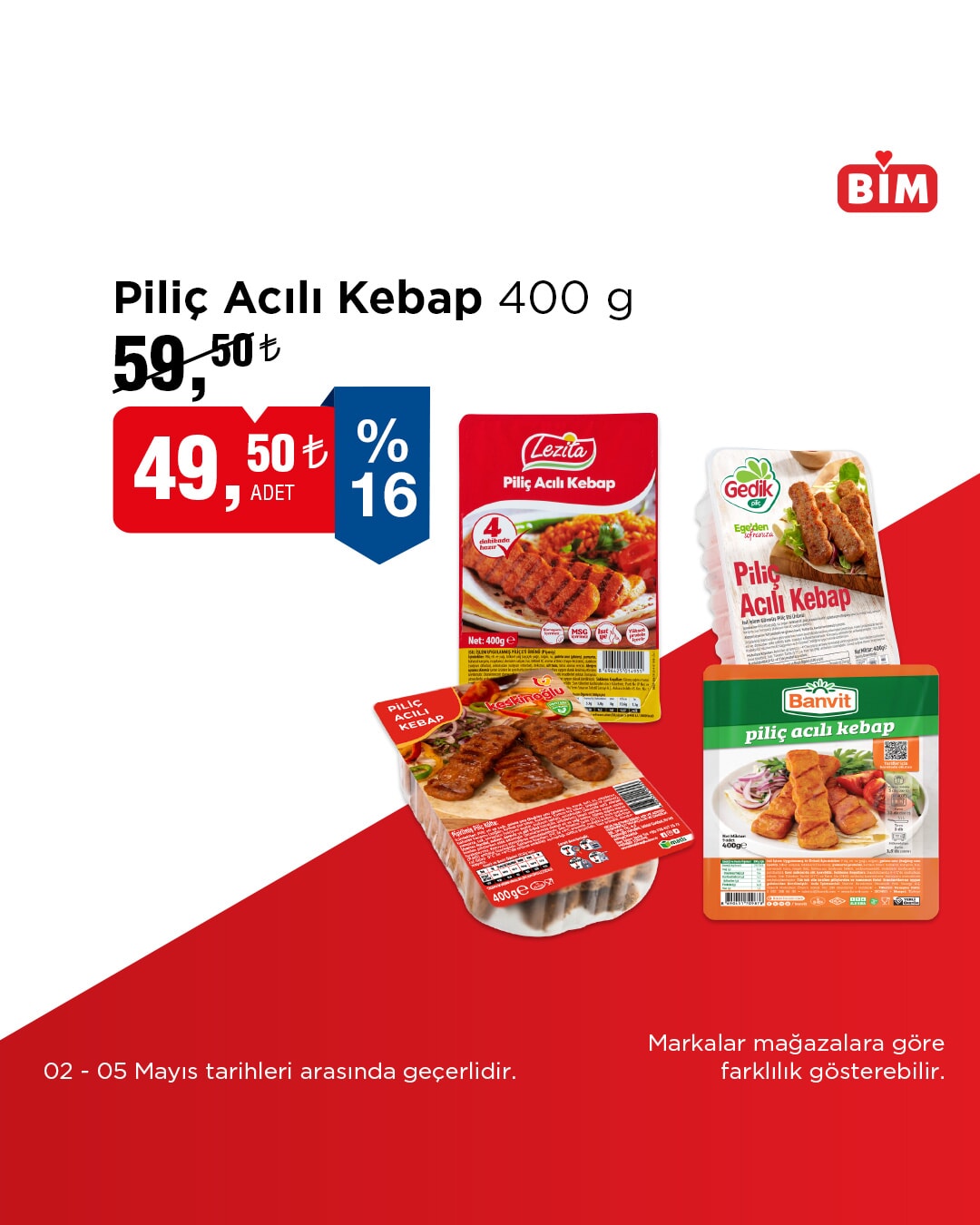 BİM'de 2-5 Mayıs tarihleri arasında indirimler sizleri bekliyor! Seçili Meyve, Sebze ve Ürünlerde aktüel fırsatlar - 64