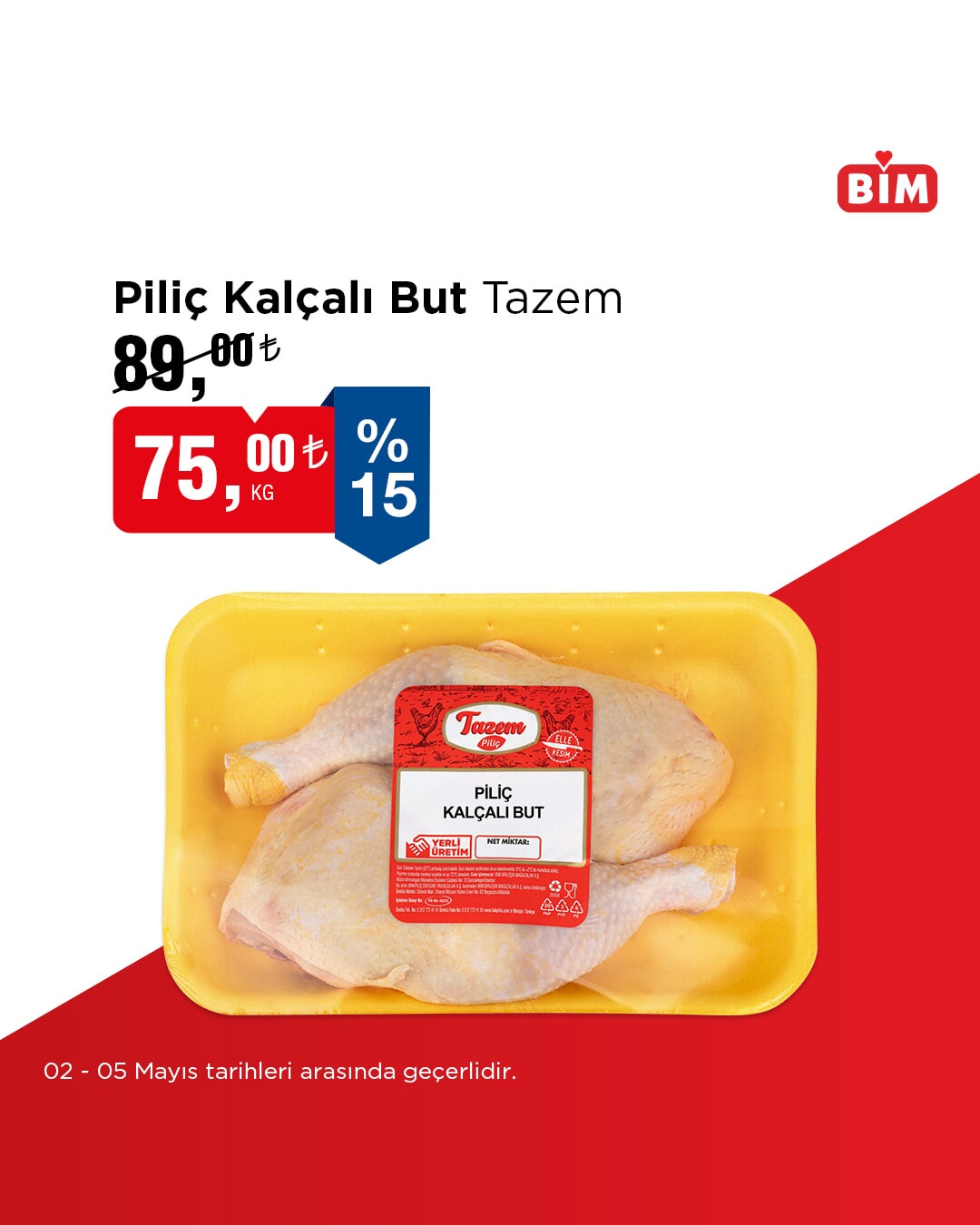 BİM'de 2-5 Mayıs tarihleri arasında indirimler sizleri bekliyor! Seçili Meyve, Sebze ve Ürünlerde aktüel fırsatlar - 66