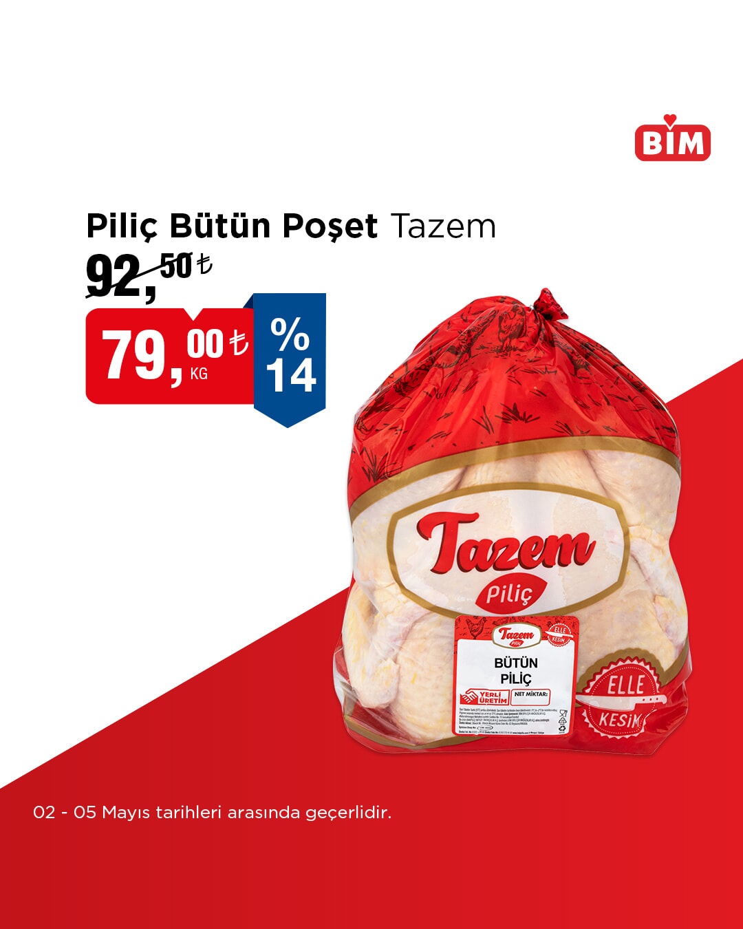 BİM'de 2-5 Mayıs tarihleri arasında indirimler sizleri bekliyor! Seçili Meyve, Sebze ve Ürünlerde aktüel fırsatlar - 67