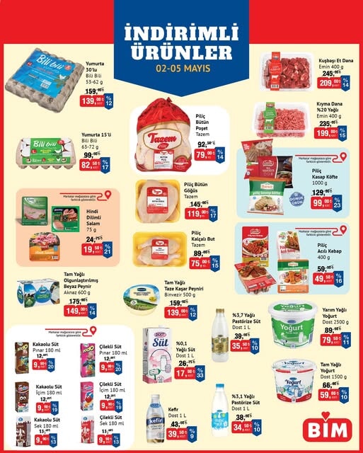 BİM'de 2-5 Mayıs tarihleri arasında indirimler sizleri bekliyor! Seçili Meyve, Sebze ve Ürünlerde aktüel fırsatlar - 86