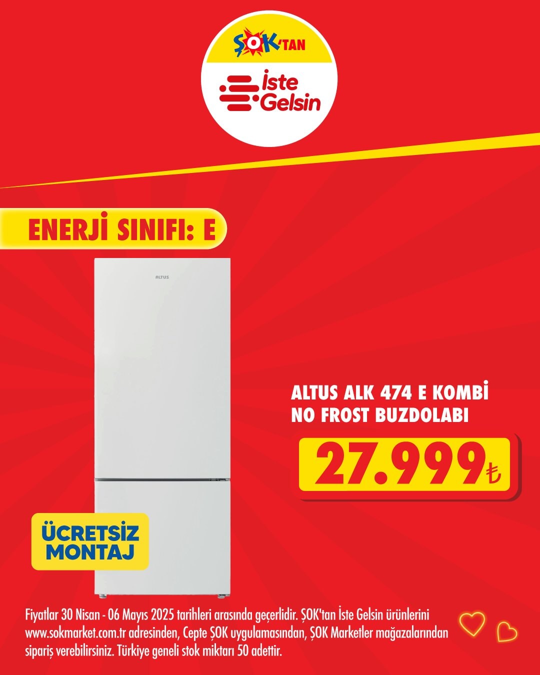 ŞOK Market'te 'Ne Alırsan 25 TL' kampanyası ve klima satışları başladı - 2