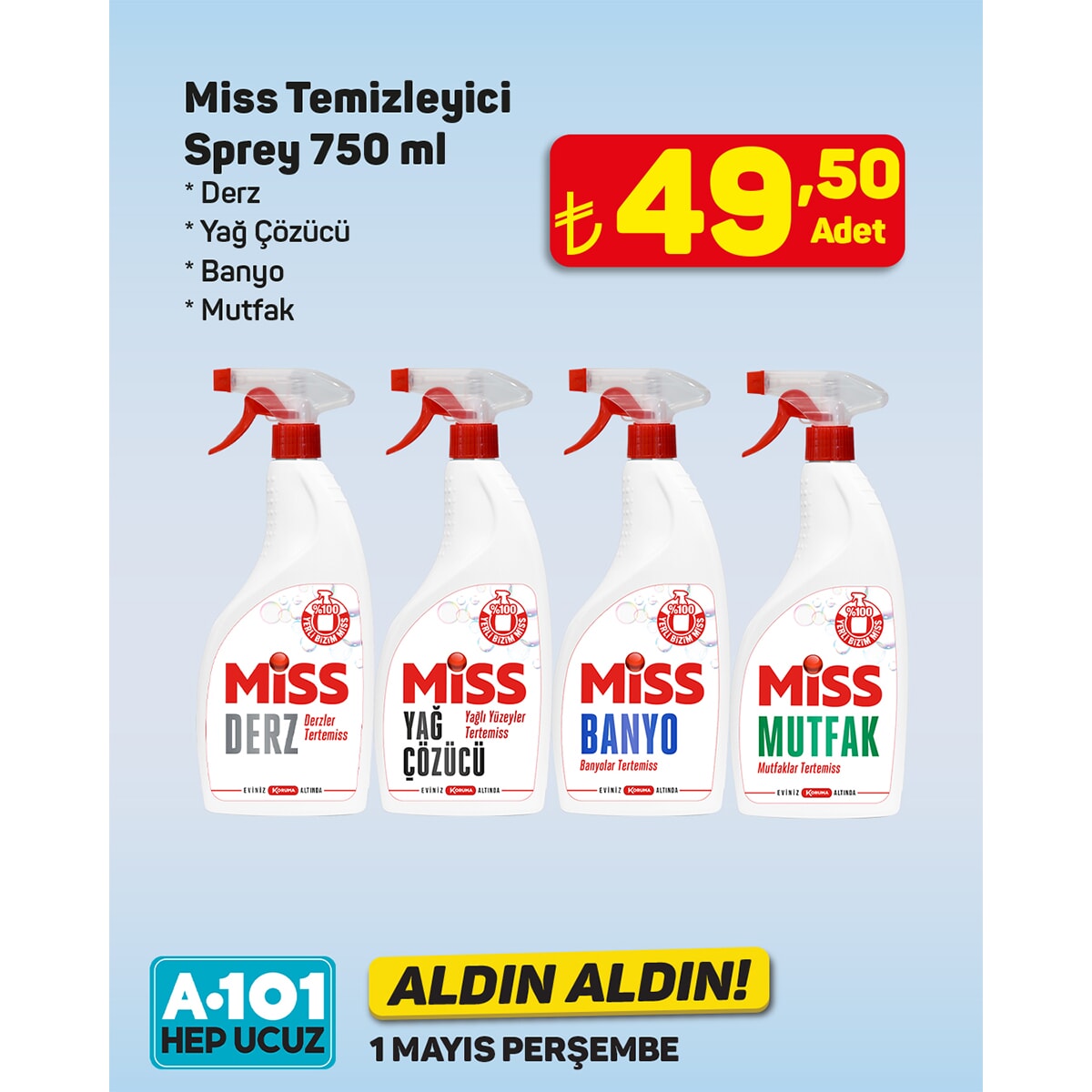 A101'de 'Aldın Aldın' fırsatları 1 Mayıs'tan itibaren başladı - 53