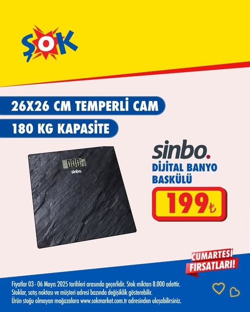 ŞOK marketlerinde mayıs başlangıcına özel kampanyalar! 3 - 6 Mayıs 2025 - 31