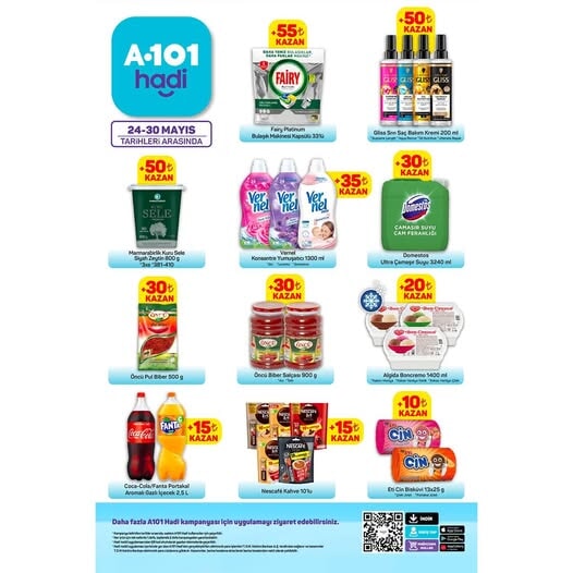 A101'de 30 Mayıs'tan iibaren raflarda yerini alacak ürünler belli oldu - 44