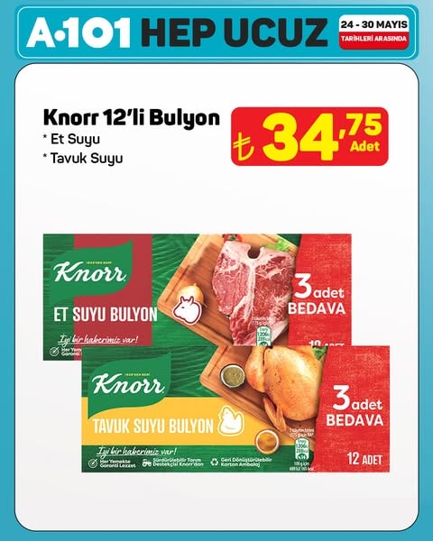 A101'de 30 Mayıs'tan iibaren raflarda yerini alacak ürünler belli oldu - 51