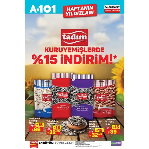 A101'de 30 Mayıs'tan iibaren raflarda yerini alacak ürünler belli oldu - 65