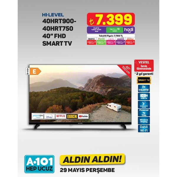 A101'de 29 Mayıs'tan itibaren 'Aldın Aldın' fırsatları başlıyor - 96042