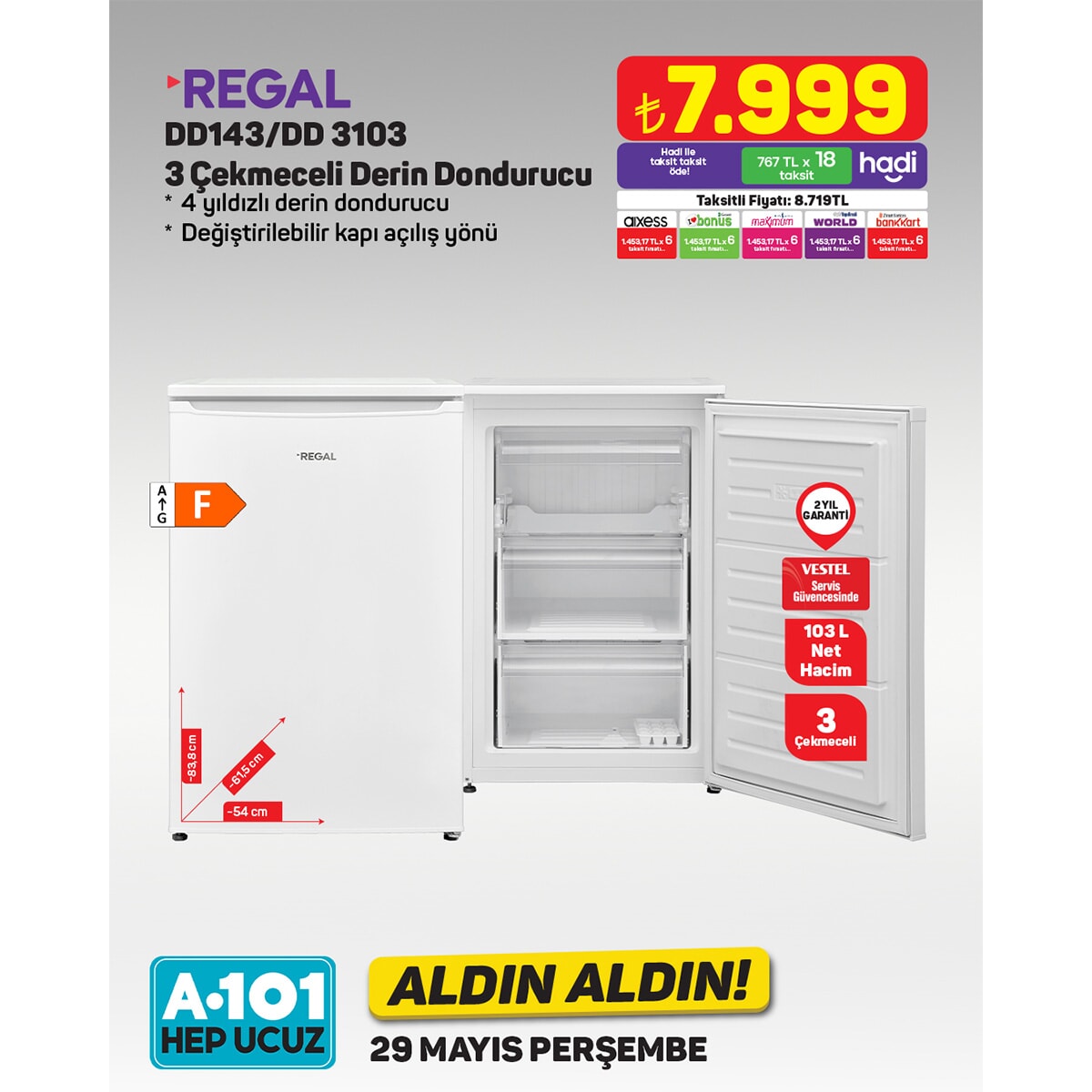 A101'de 29 Mayıs'tan itibaren 'Aldın Aldın' fırsatları başlıyor - 96046