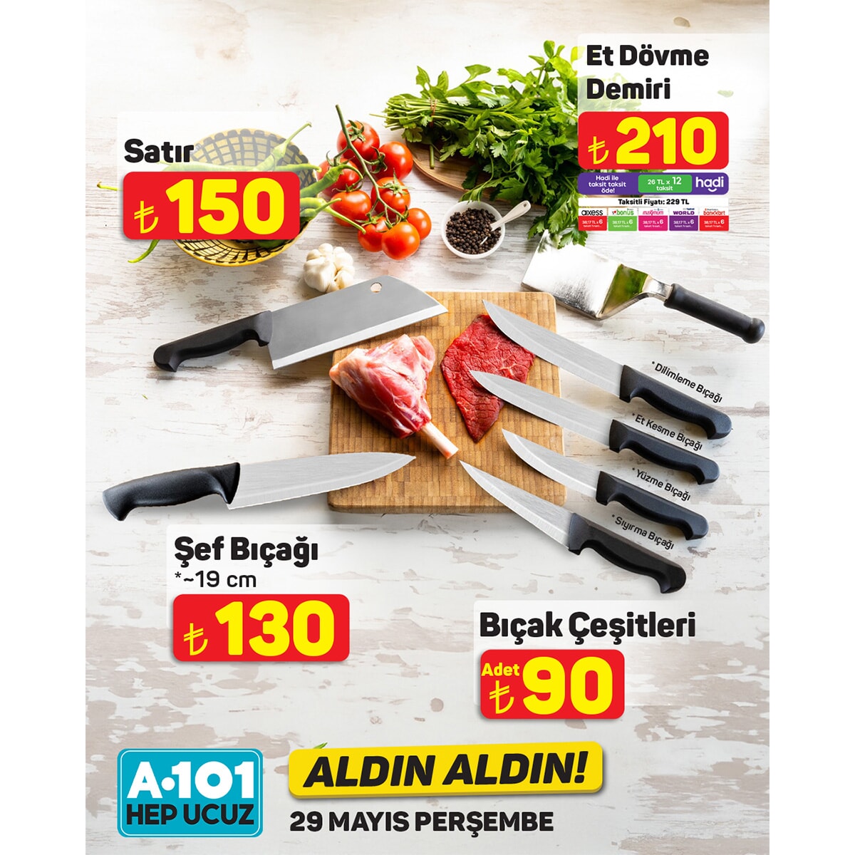 A101'de 29 Mayıs'tan itibaren 'Aldın Aldın' fırsatları başlıyor - 96079