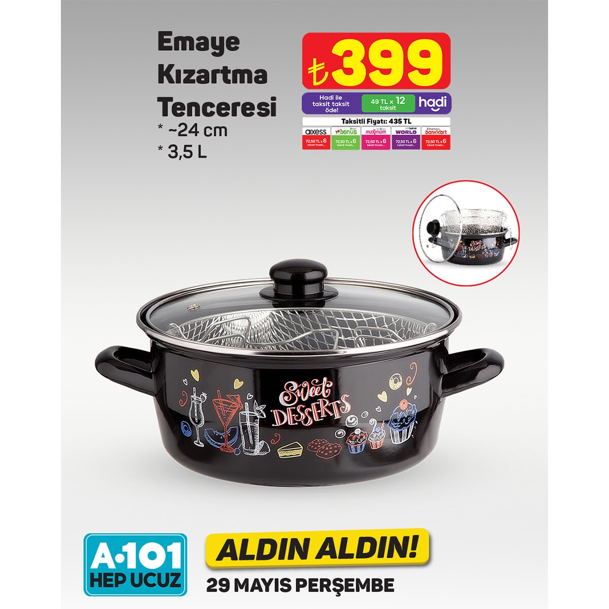 A101'de 29 Mayıs'tan itibaren 'Aldın Aldın' fırsatları başlıyor - 96086