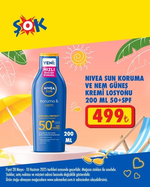 ŞOK market, yaz sezonuna özel indirimlerle tüketicilerin yanında!  28 Mayıs - 10 Haziran 2025 - 7