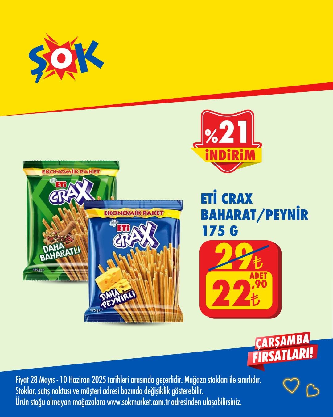ŞOK market, yaz sezonuna özel indirimlerle tüketicilerin yanında!  28 Mayıs - 10 Haziran 2025 - 22